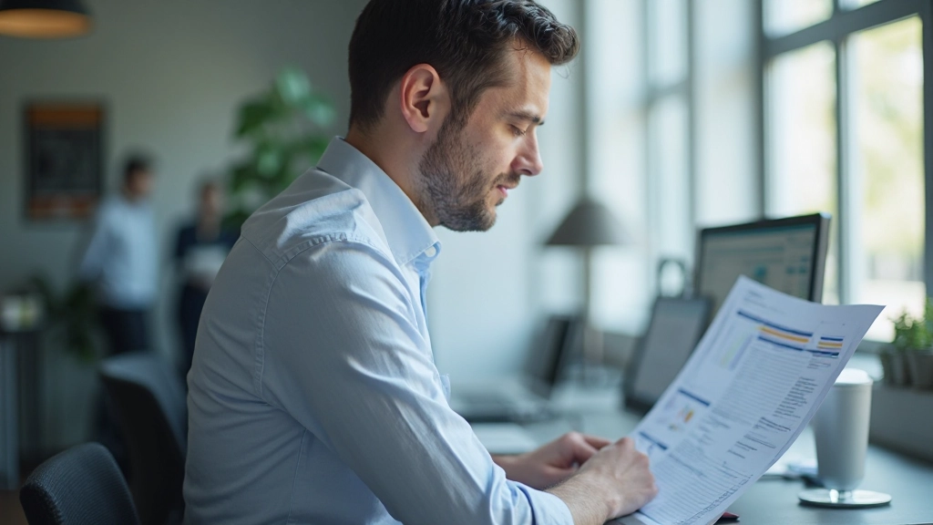 Аналитик работает с аналитическими инструментами на компьютере для изучения рыночных данных